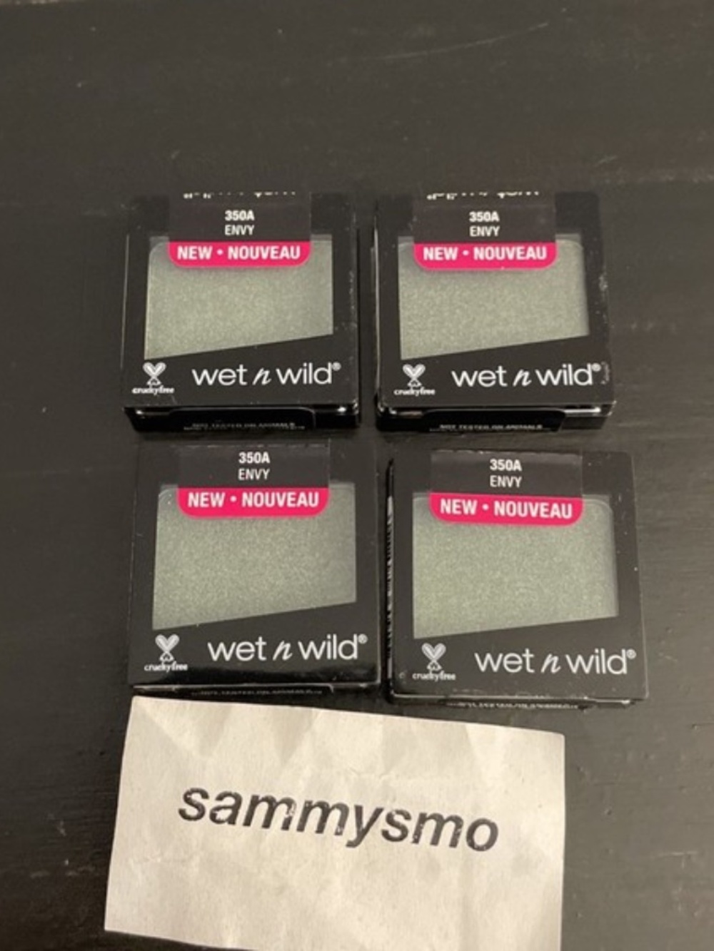 wet n wild Color Icon Eyeshadow 350A Envy, 0.06 oz., x4 Discontinued